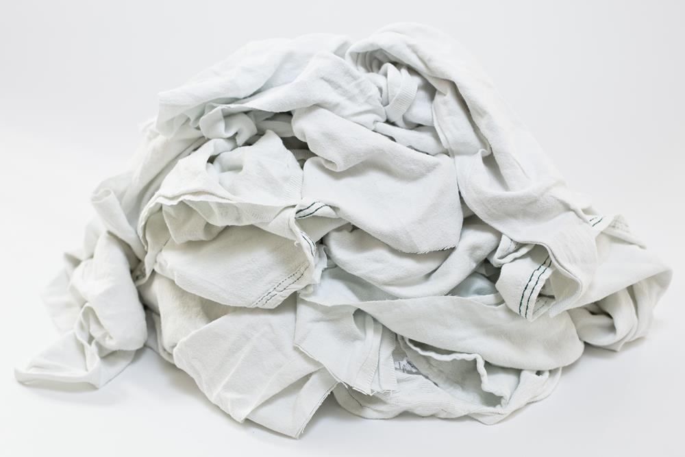 White Sheeting, 10 pound bale of rags – Aerial Industries